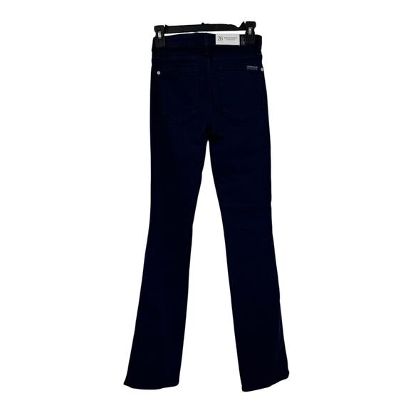 7 For All Mankind Kimmie form fitted bootcut jeans dark blue size 26 - Picture 3 of 8